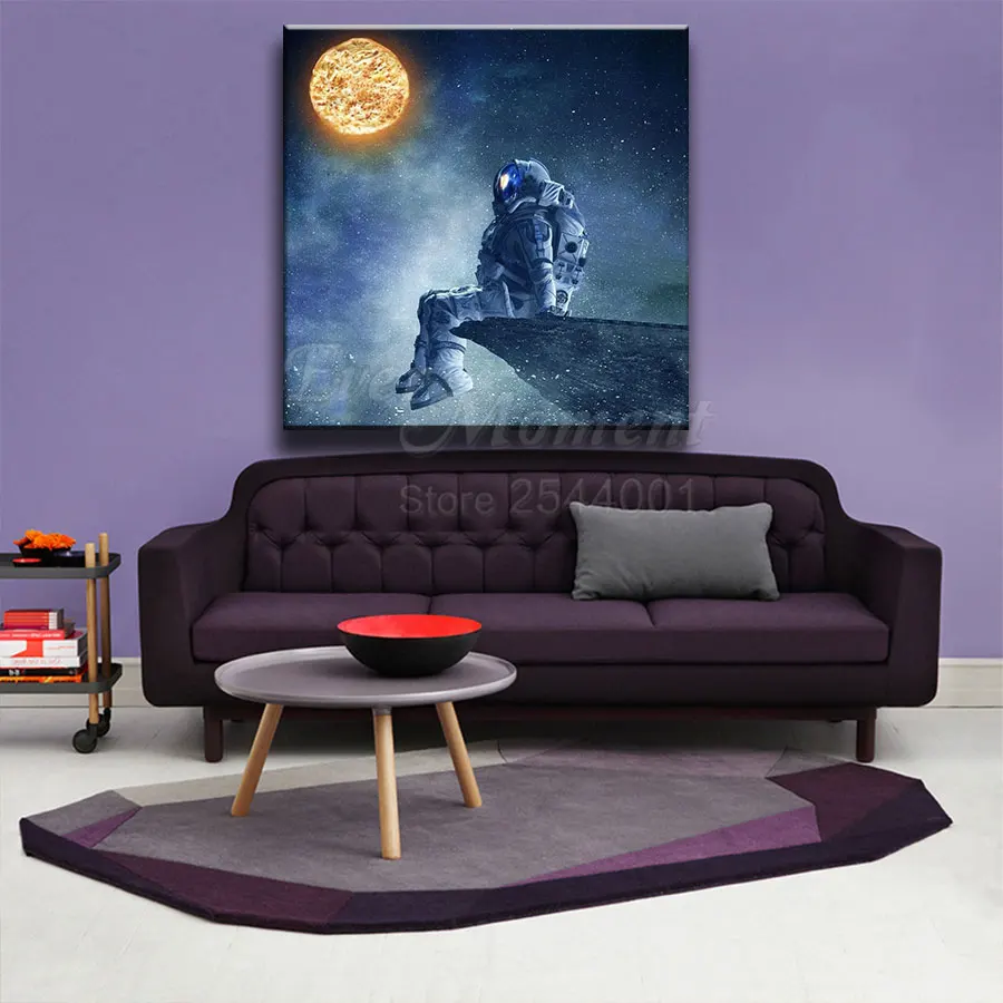 Ever Moment Diamond Painting Astronaut Art Collections Gift Sky Dream Moon Earth Fantasy Space Star Mars ASF2327