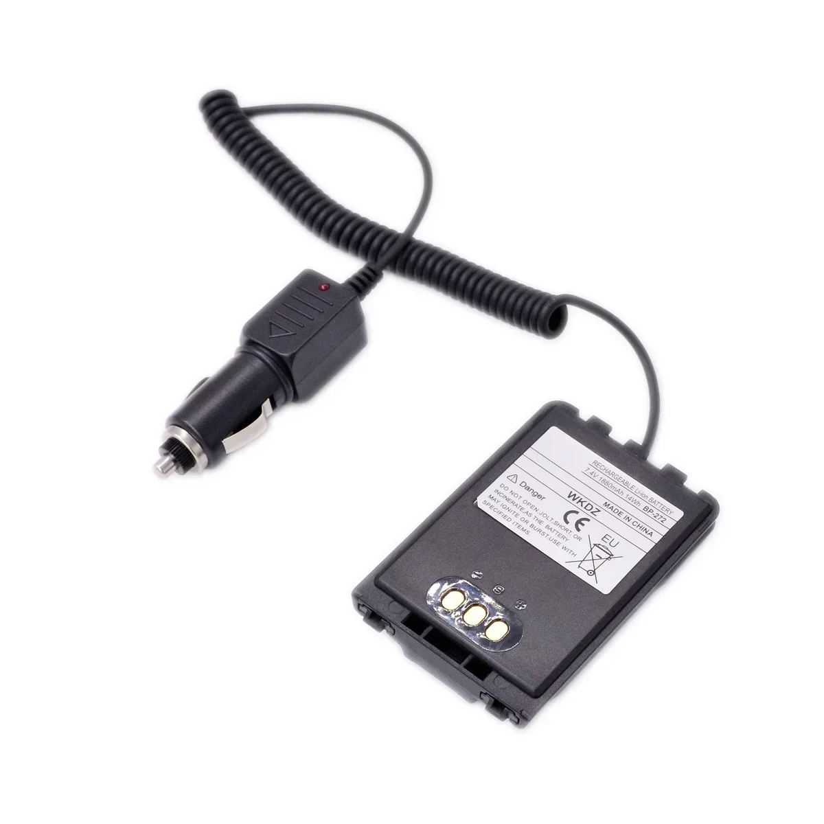 BP-272 HAM Radio Battery Eliminator Adaptor For ICOM ID31 ID51 BP272 Walkie Talkie DC12V Input Car Charger Cord Accessory