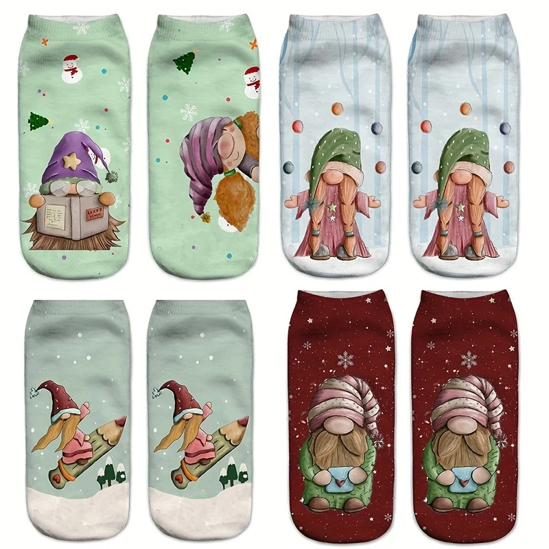 4 ΠΏΠ°ΡΡ Π½ΠΎΡΠΊΠΎΠ² Ρ 3D-ΠΏΡΠΈΠ½ΡΠΎΠΌ ΠΈ ΡΠΈΡΡΠ½ΠΊΠΎΠΌ ΡΠ½Π΅ΠΆΠ½ΠΎΠ³ΠΎ Π‘Π°Π½ΡΠ°-ΠΠ»Π°ΡΡΠ°, ΡΠ½ΠΈΡΠ΅ΠΊΡ, ΠΏΠΎΠ΄Ρ
ΠΎΠ΄ΡΡ Π΄Π»Ρ Π²ΡΠ΅Ρ
ΡΠ΅Π·ΠΎΠ½ΠΎΠ². 4 ΠΏΠ°ΡΡ Π½ΠΎΡΠΊΠΎΠ² Ρ 3D-ΠΏΡΠΈΠ½ΡΠΎΠΌ ΠΈ ΡΠΈΡΡΠ½ΠΊΠΎΠΌ ΡΠ½Π΅ΠΆΠ½ΠΎΠ³ΠΎ Π‘Π°Π½ΡΠ°-ΠΠ»Π°ΡΡΠ°, ΡΠ½ΠΈΡΠ΅ΠΊΡ, ΠΏΠΎΠ΄Ρ
ΠΎΠ΄ΡΡ Π΄Π»Ρ Π²ΡΠ΅Ρ
ΡΠ΅Π·ΠΎΠ½ΠΎΠ².