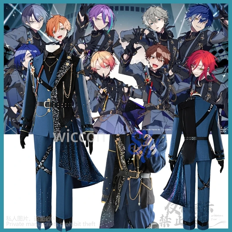 

Anime Kamishiro Rui Shinonome Akito Aoyagi Toya Tenma Tsukasa Idol Uniform Suit Cosplay Game Ensemble Stars With Project Sekai