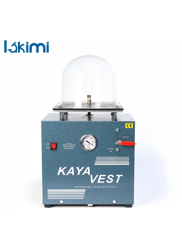 Mini Jewelry Vacuum Investing Casting Machine 2L For Metal Goldsmith Jewelry Tool Jewelry Lost Wax Cast Combination LK-CM02