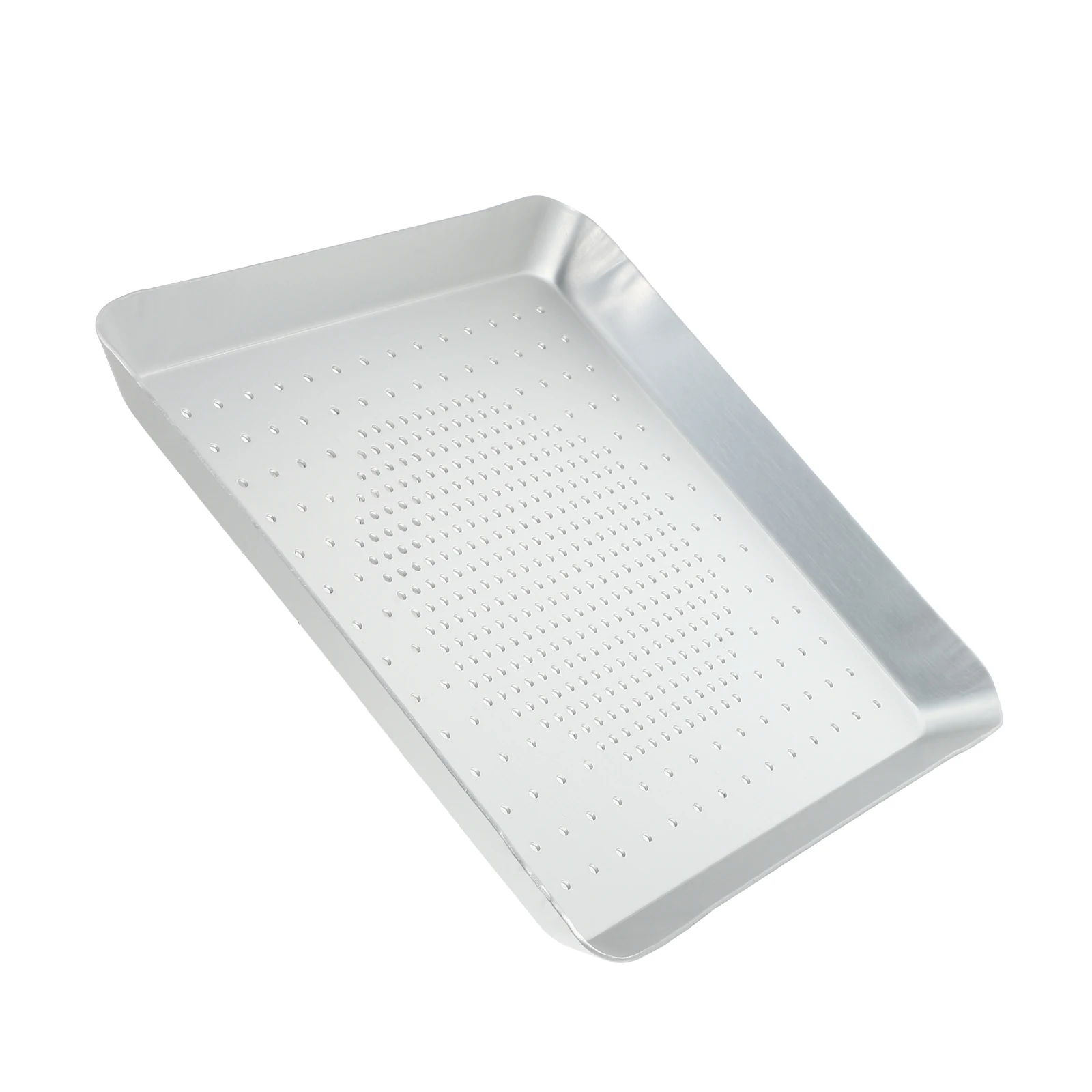 

Aluminum Pizza Pan Crisper Oven Docker Perforated Tray Loaf Square Bakeware Kitchen Bar Square Baking Pan Ware