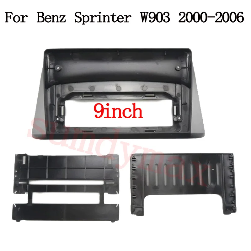 

9-дюймовый автомобильный радиоприемник для Benz Sprinter W903 2000-2006, стереопанель, GPS-рамка, комплект крепления на приборной панели, рамка, автомобильные аксессуары