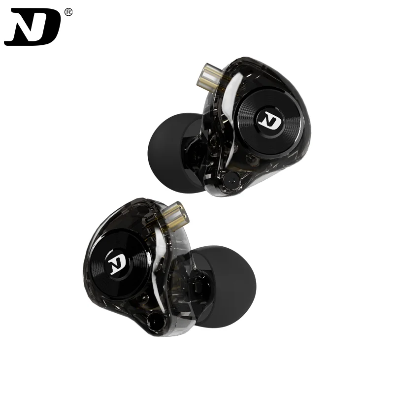 

Проводные наушники ND LEO, динамические стереонаушники с глубоким басом, внутриканальные Hi-Fi наушники для игр, спорта и музыки, со сменным кабелем