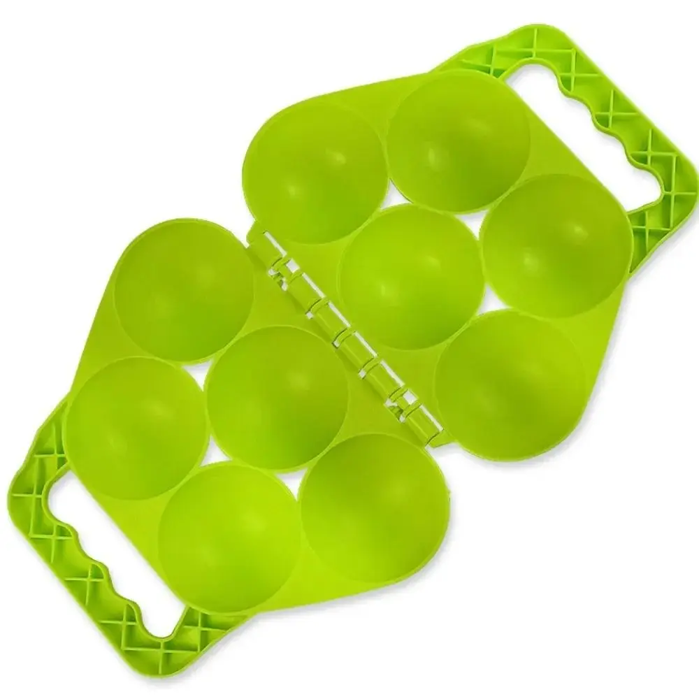Kunststoff Schneeball Maker Clip Tragen-beständig Doppel ball Schnee Ball Form Werkzeug Sicher Tragbare Winter Kampf Clip Winter Outdoor