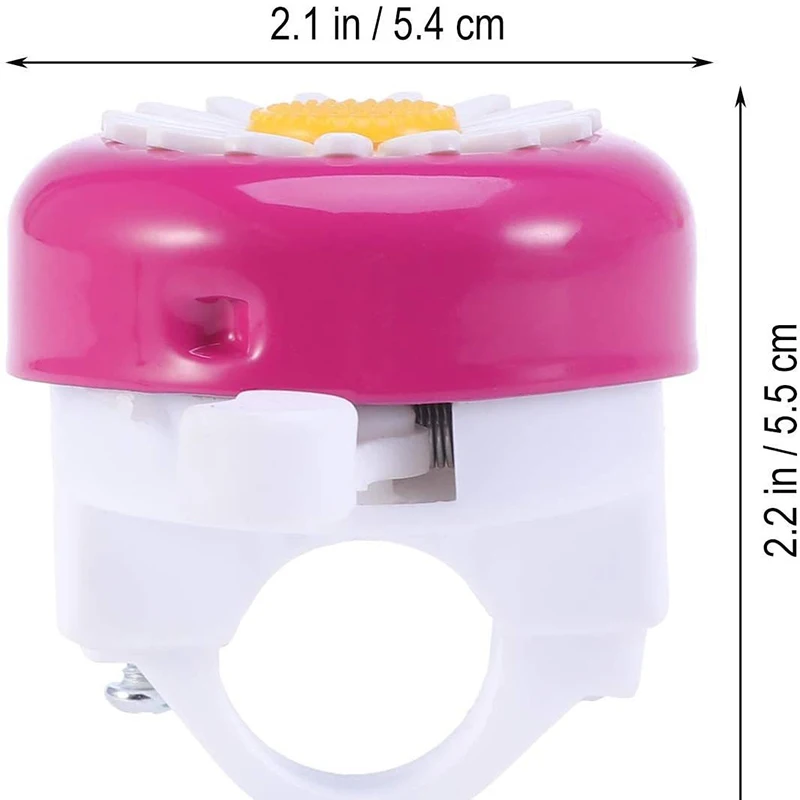 مضحك جرس دراجة زهرة الأقحوان للأطفال ، قرن متعدد الألوان للدراجة ، حلقة ركوب الدراجات ، المقاود للأطفال ، الفتيات إنذار السلامة