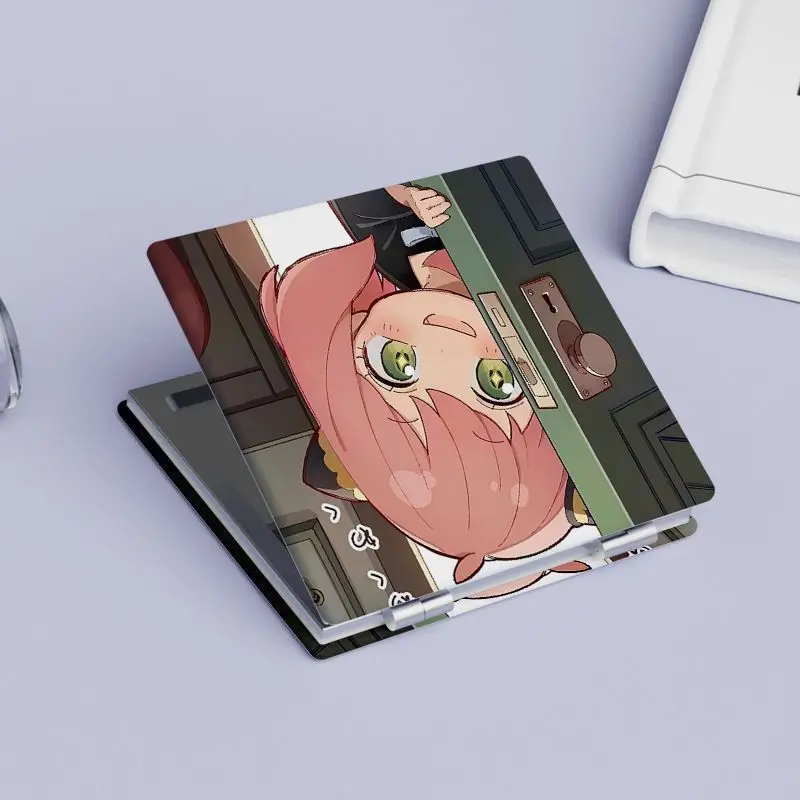 スパイファミリーアーニャミラークリエイティブイン高価値 DIY 漫画アニメ学生かわいいミニポータブル折りたたみポータブルポータブルミラー