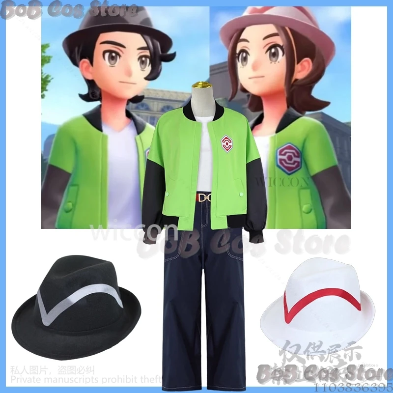 

Game LEGENDS Z-A Cosplay Hero Heroine Costume Green Black Jacket Coat Long Sleeve Baseball Uniform Hat Boy Girls Suit Customized
