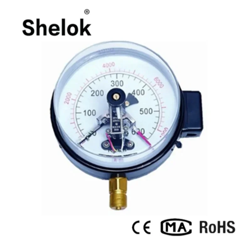 Chinese Supplier Liquid, Gas YX-60/100/150 Electric Contact Pressure Gauge