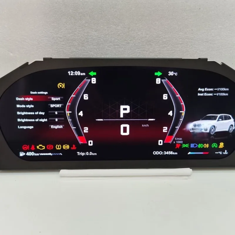 Modified and upgraded full LCD instrument