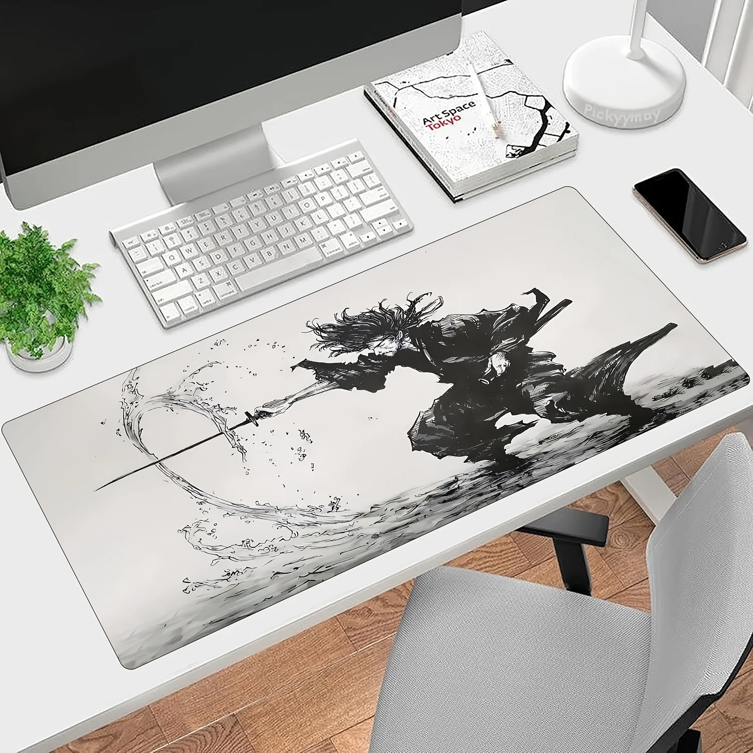 

Игровой коврик для мыши премиум-класса, настольный коврик с тканевой поверхностью и устойчивой резиновой основой для игрового ПК, ноутбука, клавиатуры, рабочего и учебного стола