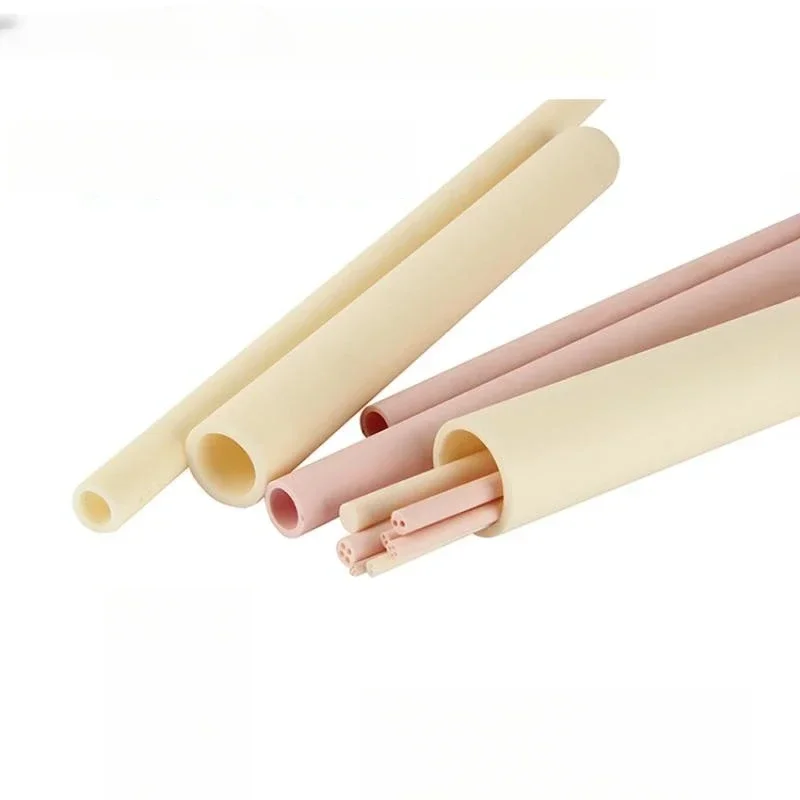 Wear Resistant And High-temperature Resistant Ceramic Tube, Hollow Perforated Corundum Tube, Alumina Insulation 99 95