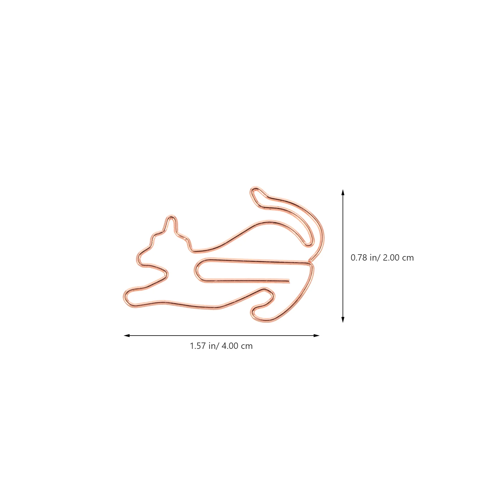 Office Supplies Cat Paper Clip Animal Shape Clips Metal Bookmark Student Use Large