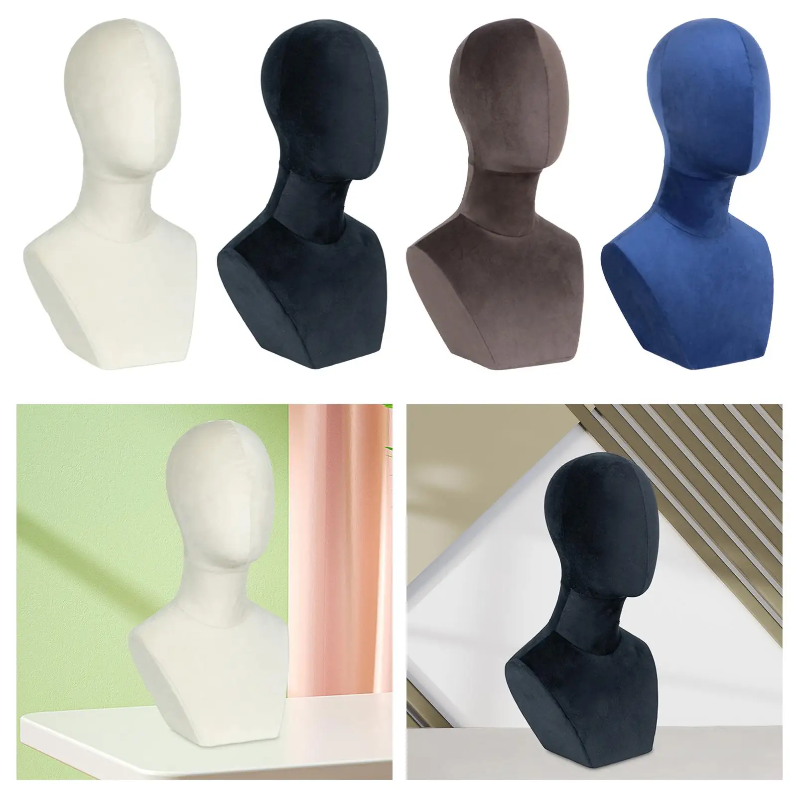 

Display Stand for Jewelry Mannequin And Wig, Holder for Chains And Hats in Salons