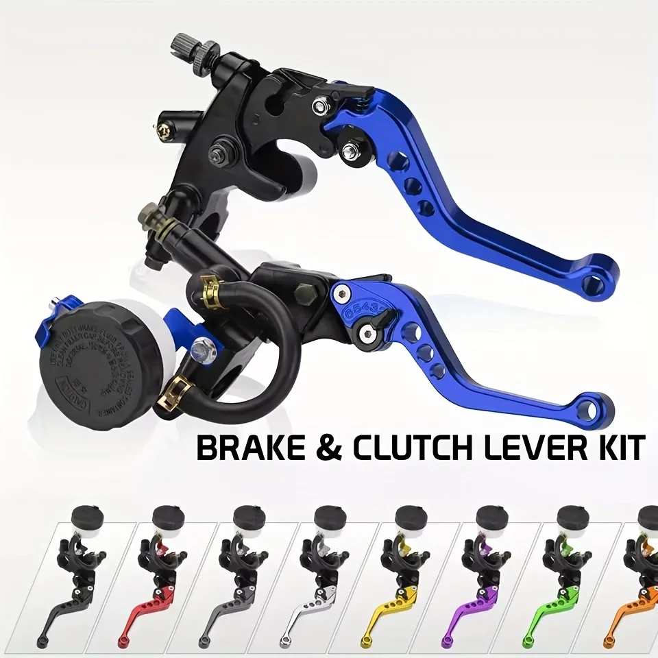 AliExpress Universal 7/8" 22mm CNC Aluminum Brake Clutch Pump Lever Hydraulic Master Cylinder for 250cc-500cc Dirt Pit Bike Motorcyle parts