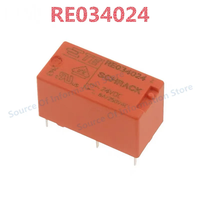 5Pcs RE034012/RE034024 TE Power Relay 12V 24V 4Pin 6A 100% New
