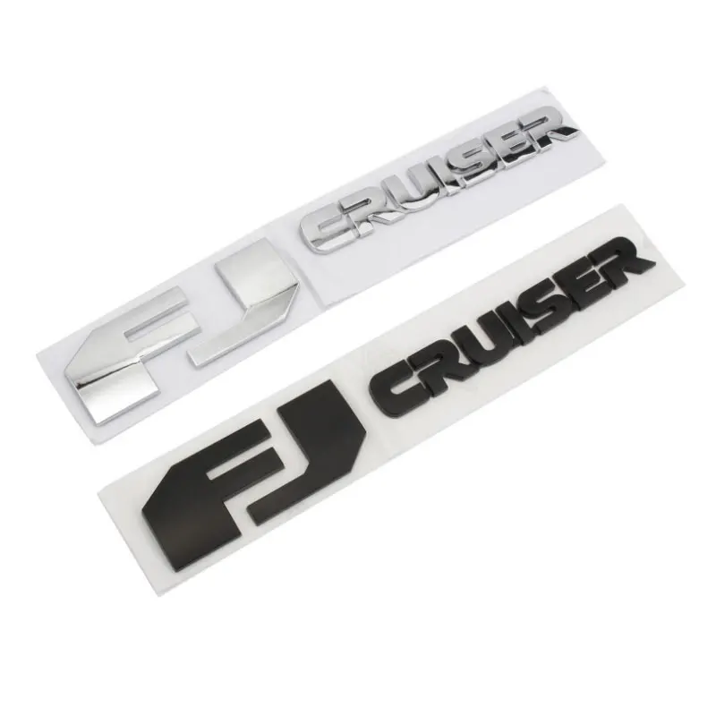 

FJ CRUISER Letter badge Car stickers for Toyota Cruiser body modification accessories Spare tire rear door decoration decals