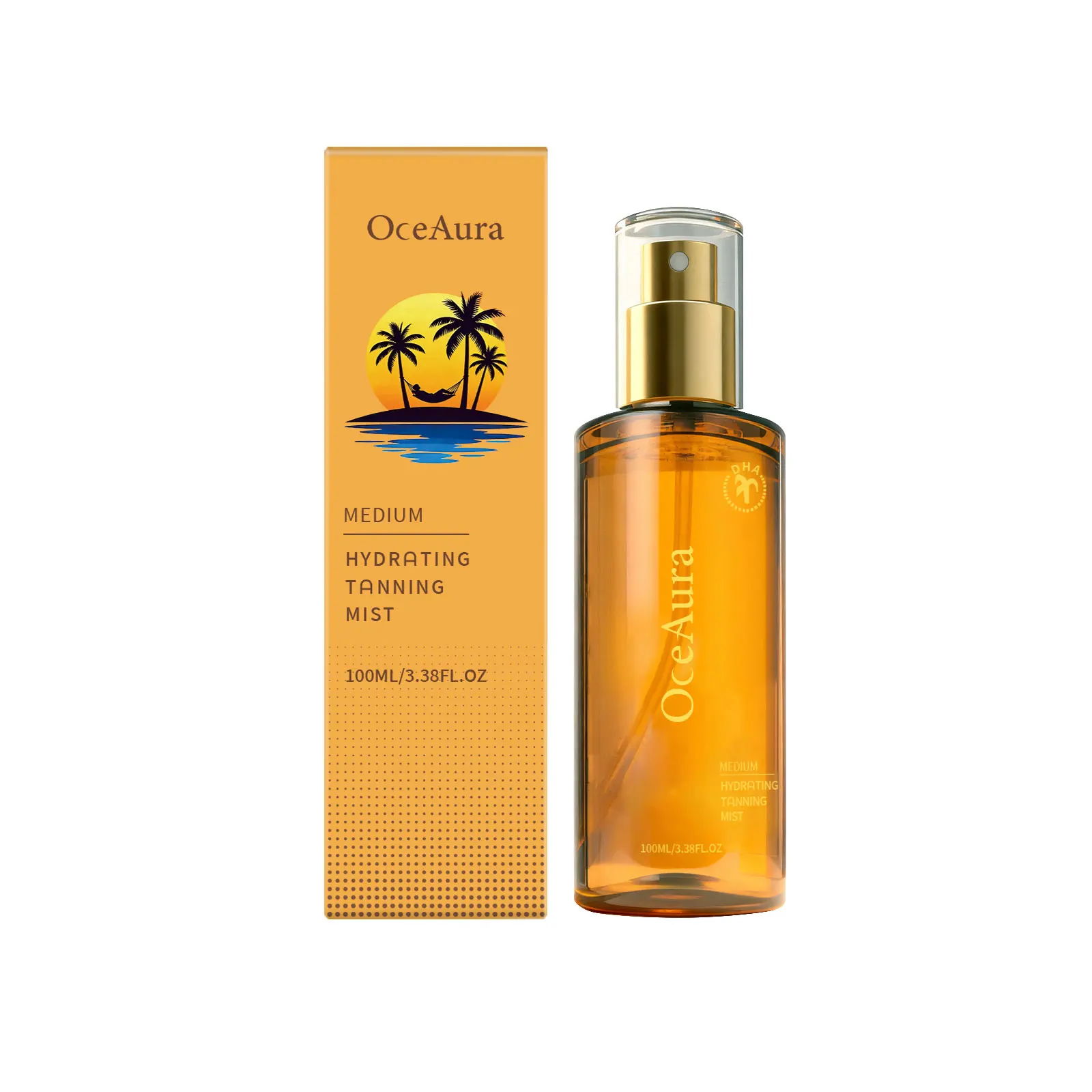 Tanning Spray Glow Face Body Bronzer Sunless Enhance Black Wheat Even Tone Lasting Moisturize Indoor Self Tanner Makeup Solution