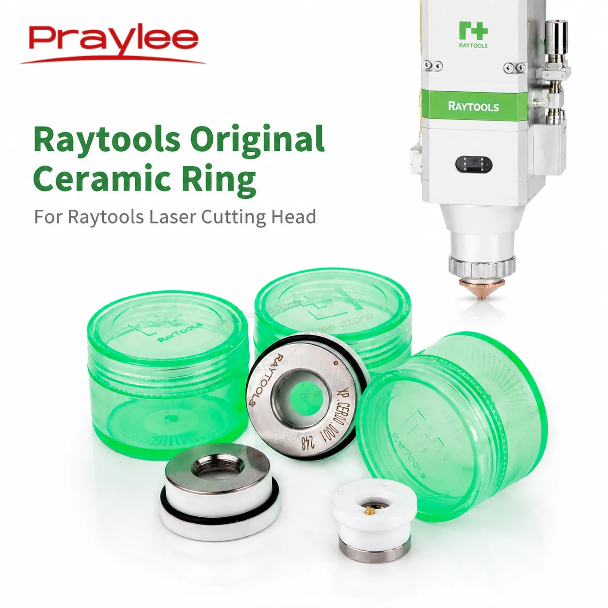 Original Raytools Ceramic Ring D32 M14 D28 D19.5 M8 M11 Raytools Ceramic Nozzle Holder 1202740001 120515099A BMH109 BMH111 BM114