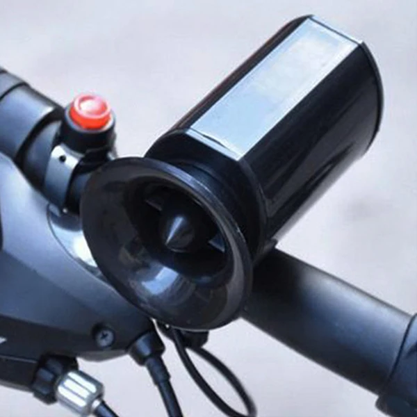 Super Loud Bike Electric Horn 6 Sound Loud Bicycle Bell  Siren Alarm Speaker Bike Electric Horn