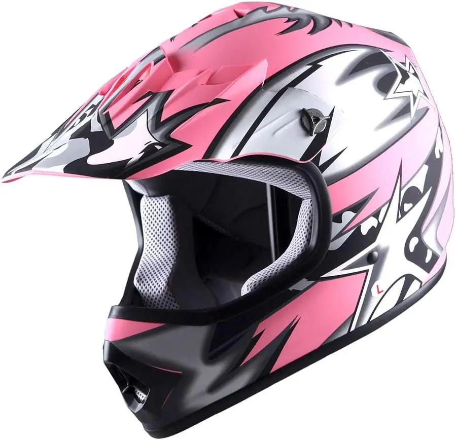 Youth Kids Motocross Helmet BMX MX ATV Dirt Bike Helmet Star Shark: HBOY