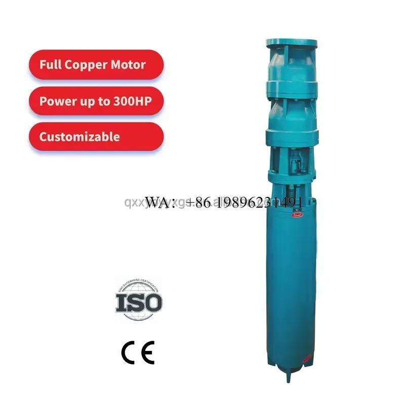 Wmwmnu High Efficiency 10 20 30 Centrifugal Agricultural Drainage Pump 4 Inch Deep Well Submersible Water Irrigation Ultra