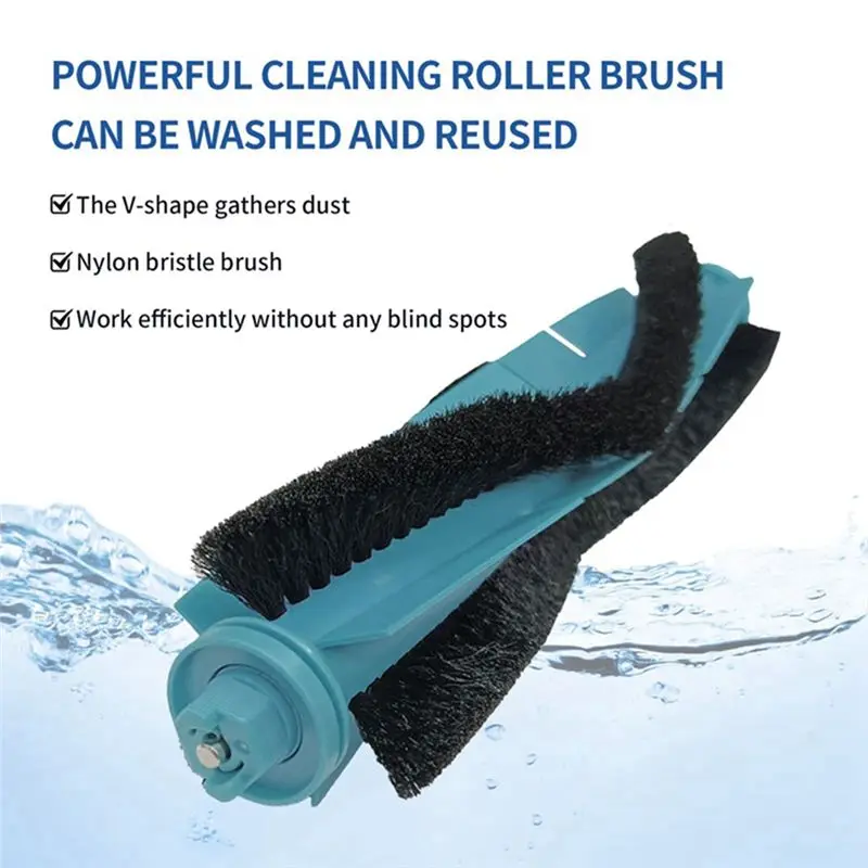 B84B-For Cecotec Conga 7490 Immortal / 8290 Immortal Series Vacuum Cleaner Parts Main Side Brush Filter Mop Pads Dust Bag