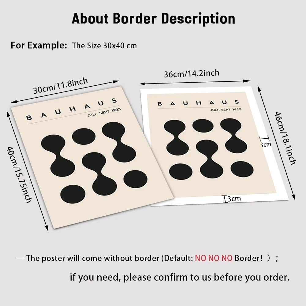 ملصقات هندسية مجردة على طراز باوهاوس ، لوحة قماشية ، أسود وبيج ، صور ومطبوعات خلفية ، فن جداري ، ديكور منزلي #5
