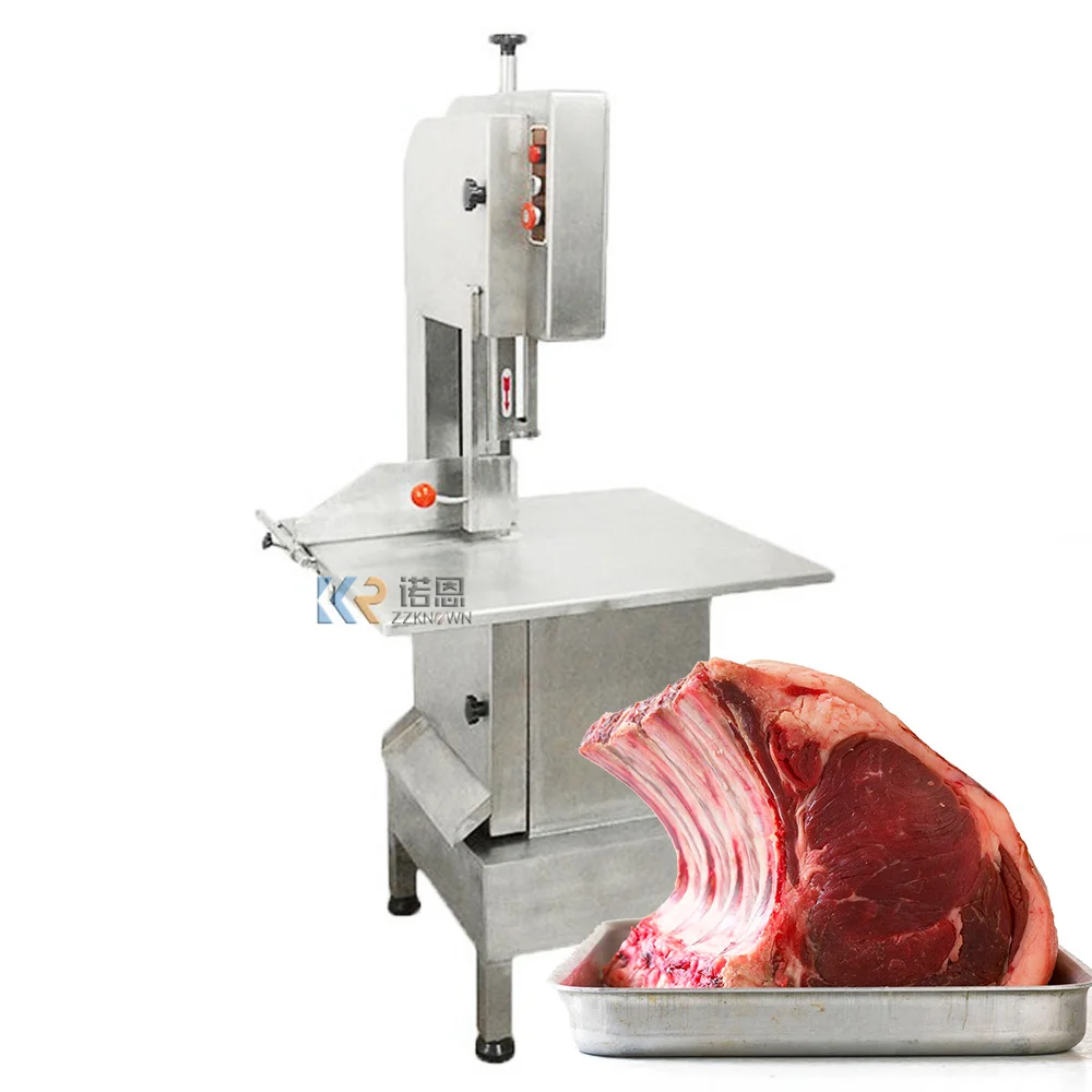 ELectric Frozen Meat Cutter Bone Saw Machine Commercial Trotter Ribs Beef Cutting Fish Meat Processing Machine