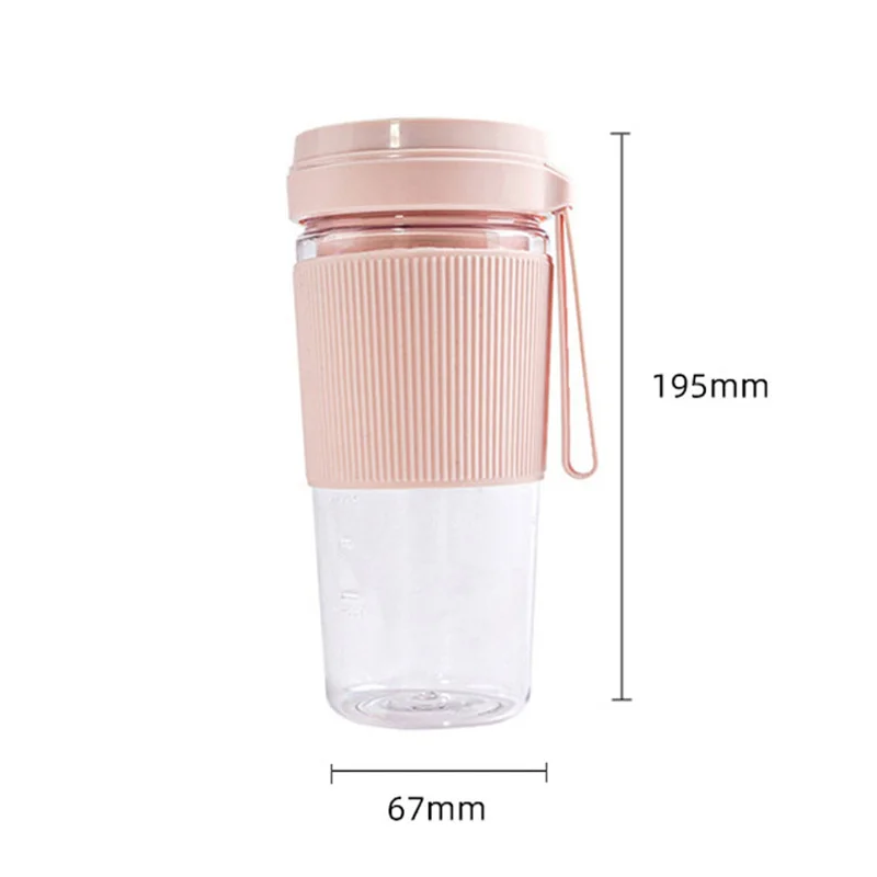 Mesin Pembuat Jus Elektrik Blender Portabel Yang Dapat Diisi Daya USB Mixer Smoothie Blender Makanan Mini Pemeras Lemon Pribadi ZJ05