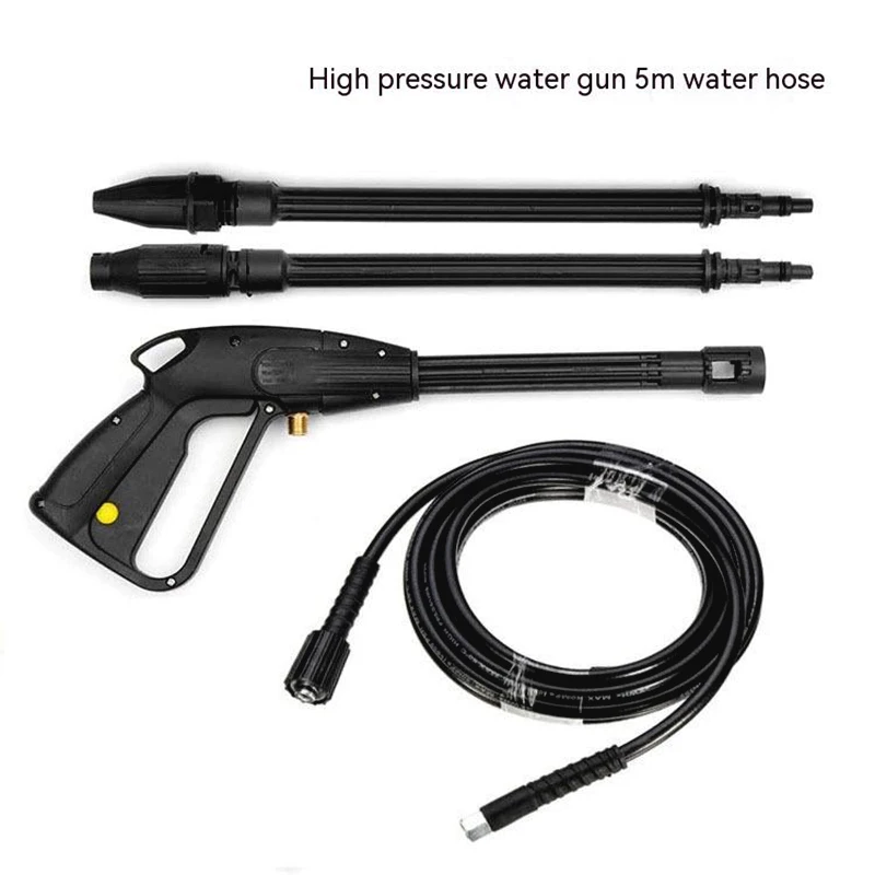 160bar/2320PSI Water Gun Spraying Generator High Pressure Jet Lance Nozzle Washer Spray Gun Rotating Cleaning Tool Decker Mak