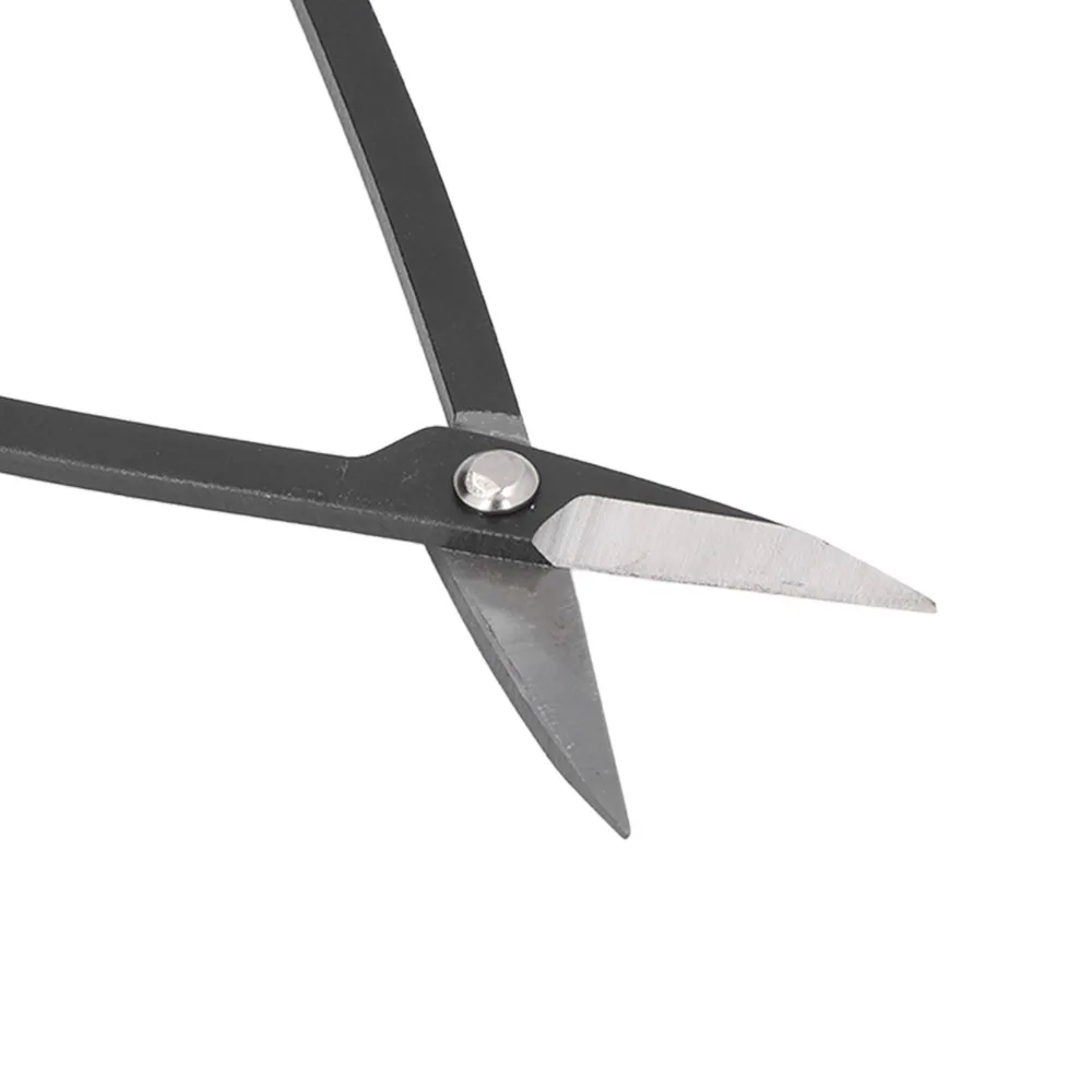 Stainless Steel Bonsai Scissors Butterfly Handle Lightweight Plant Branch Shears Black Trimming Shears For Flower Arrangement