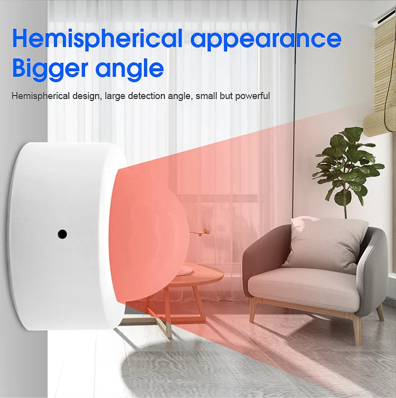 Tuya Mini ZigBee 3.0 WiFi Motion PIR Sensor Smart Life APP Alarm Smart Home Security Protection System Human Body Detectors