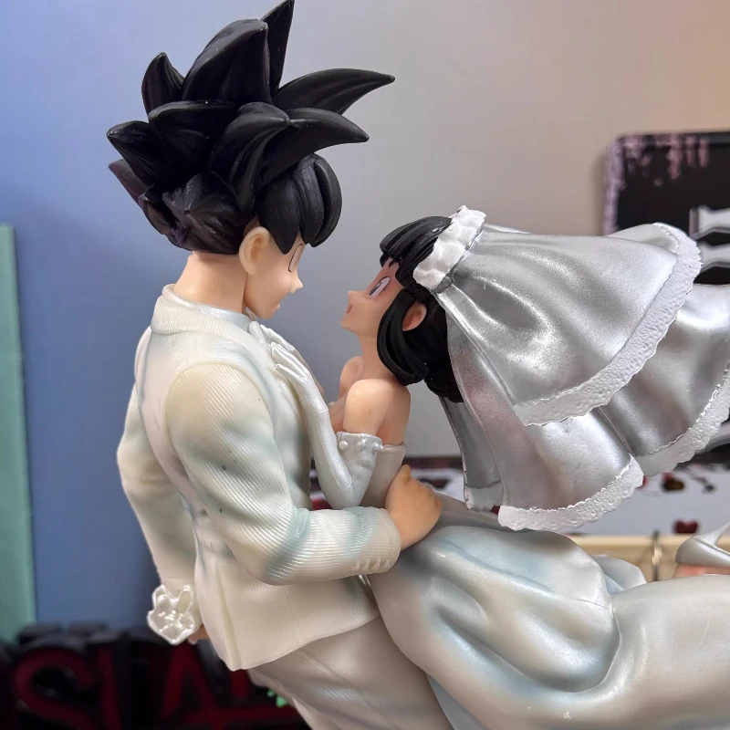 

Dragon Ball Z DBZ Figure Son Goku Chichi Wedding Doll LOVE IS ETERNAL Anime PVC Action Figure Toy Adult Collection Model Doll