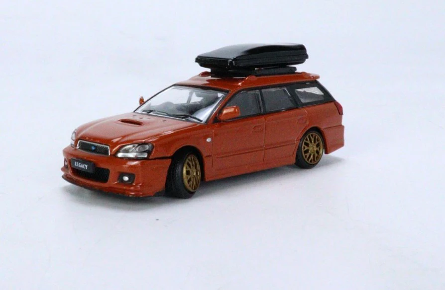 BM Creations 1:64  2002 Legacy Touring Wagon GT-B Diecast Alloy Toy Cars Simulation Model For Collection gift