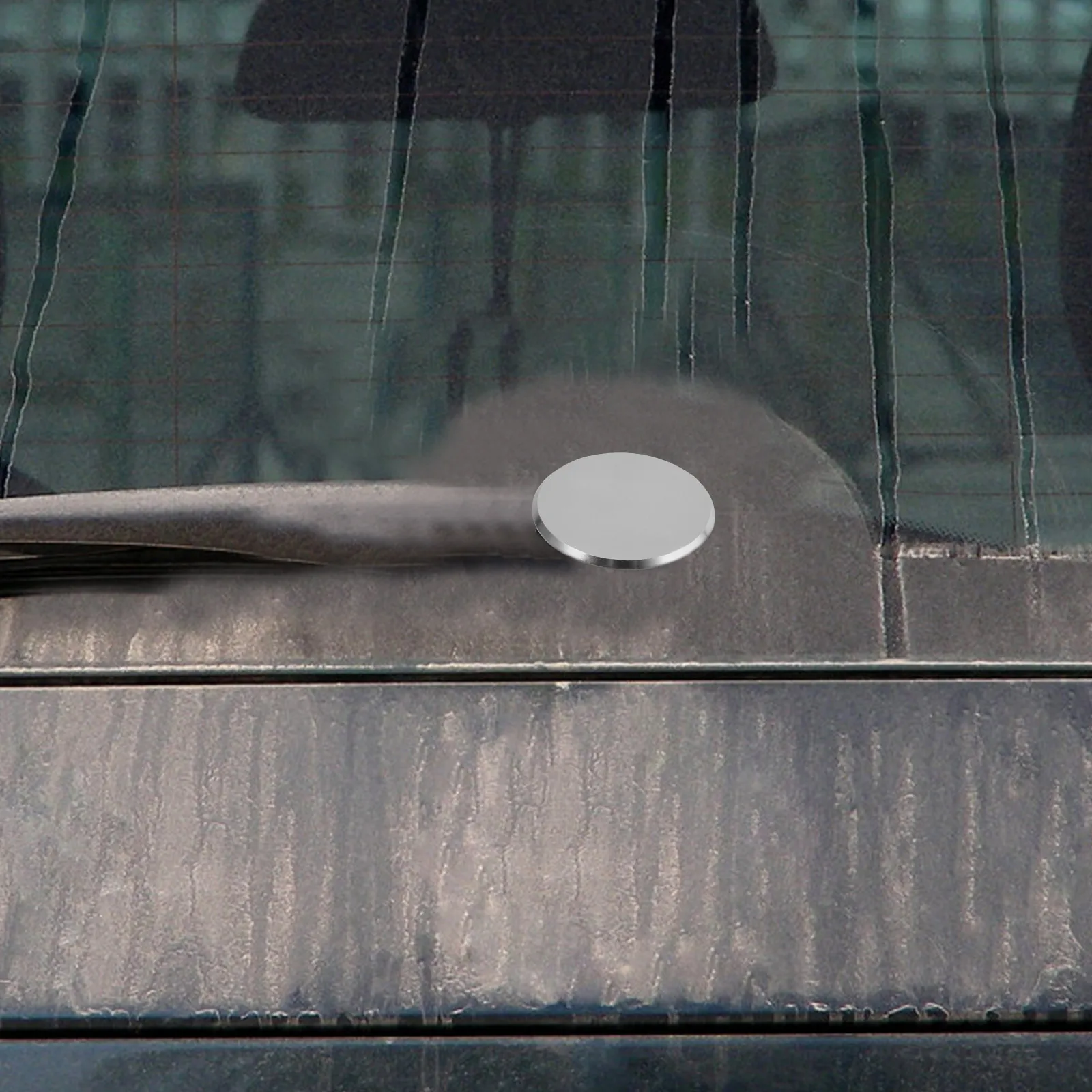 

Rear Wiper Plug Aluminum Cover Easy Installation Rear Windshield Wiper Cap Replacement Car Accessory Car Accessories