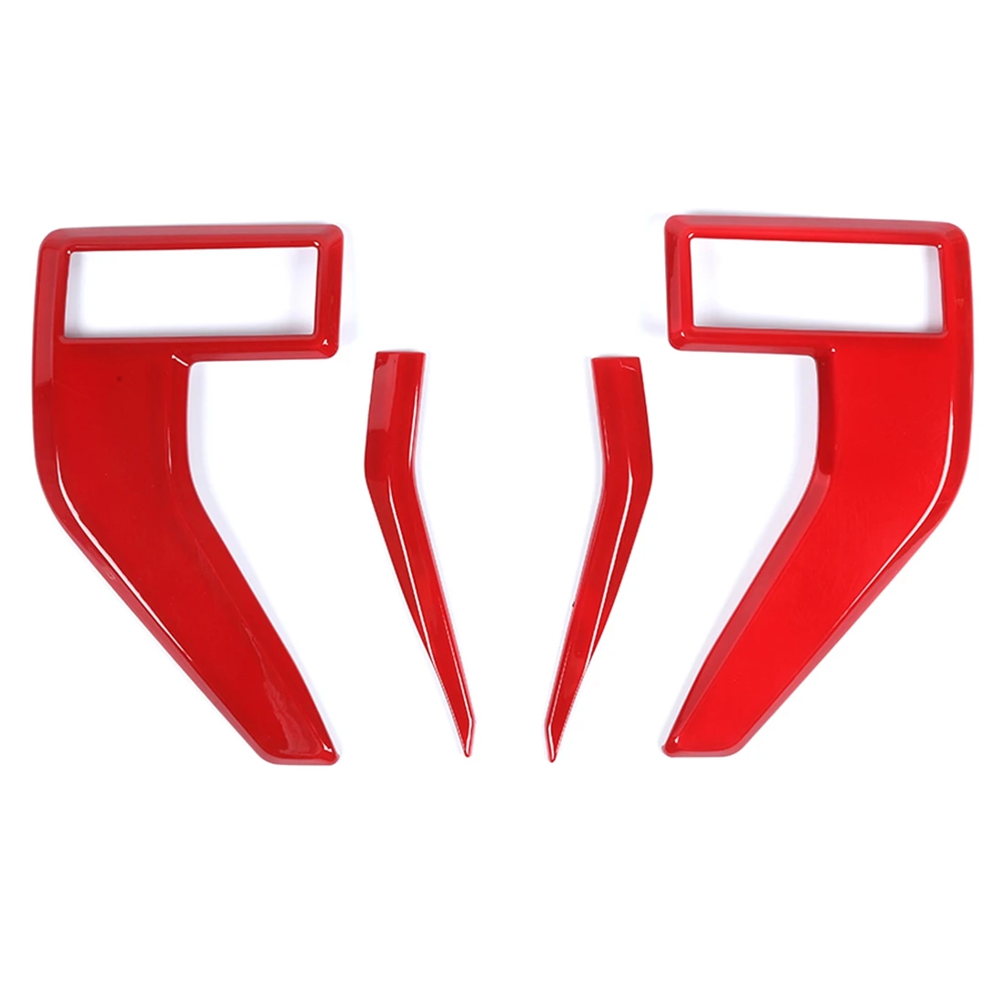 

Автомобильная задняя крышка с эмблемой для вентиляционного отверстия, декоративная Обложка для Ford F150 значок на крыло 2021 2022, красные аксессуары