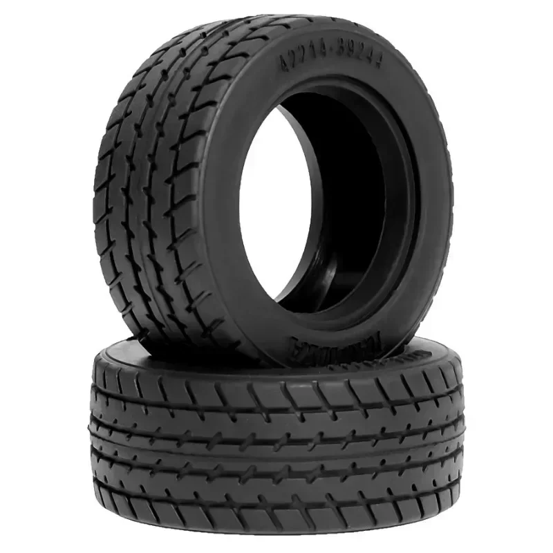 Tamiya 60D Super Radial RC Hard Tires 2PCS/4PCS for 1/10 Tamiya M-Chassis | Direct Fit Meijiaxin 1/14 Rally Car Universal #50684