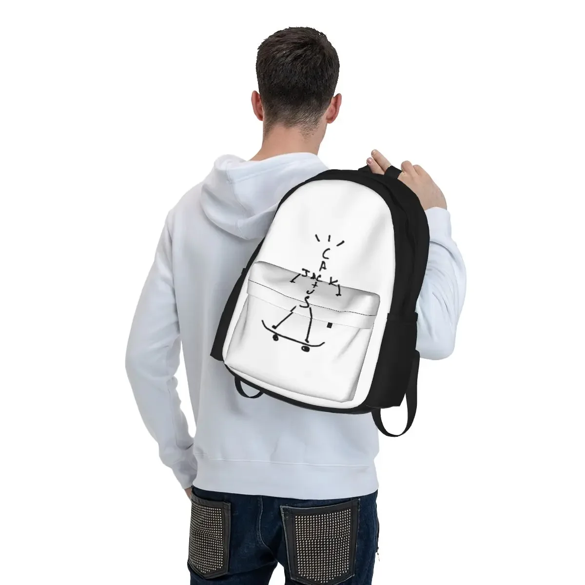 Mochilas Jack Skateboarding, mochila para niños y niñas, mochilas escolares para estudiantes, mochila para niños de dibujos animados, mochila para ordenador portátil, bolso de hombro