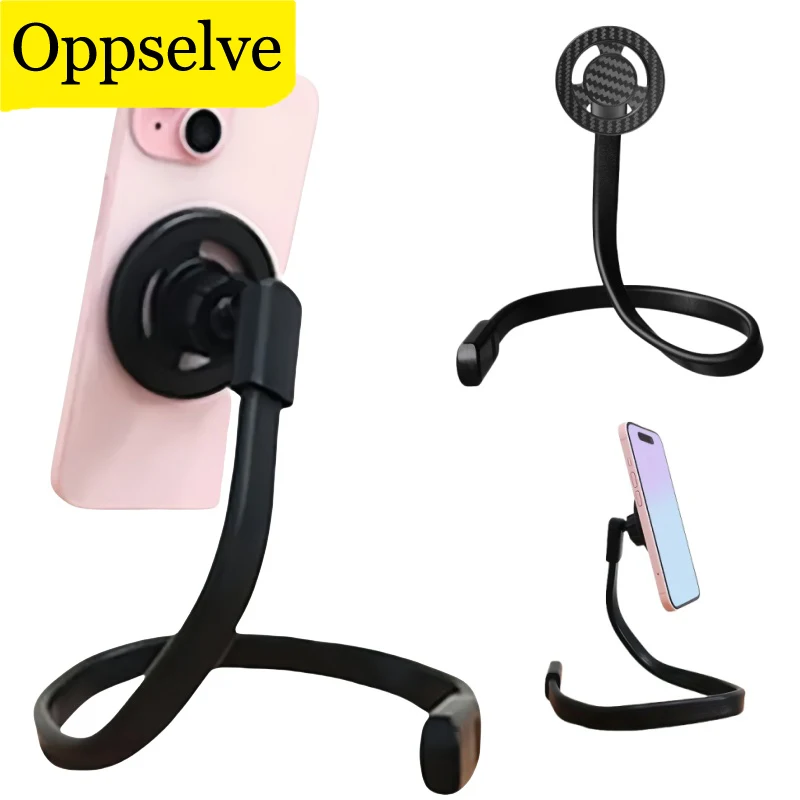 New Arrival Lazy Desktop Phone Stand Magnetic Novel Mobile Phone Holder For Magsafe Gooseneck Phones Holder Durable Phones Mount