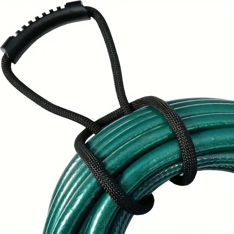 

Storage Strap Heavy-Duty Hook and Loop Cord Carrying Strap Hanger And Organizer with Handle for Pool Hoses Garden Hoses Cables