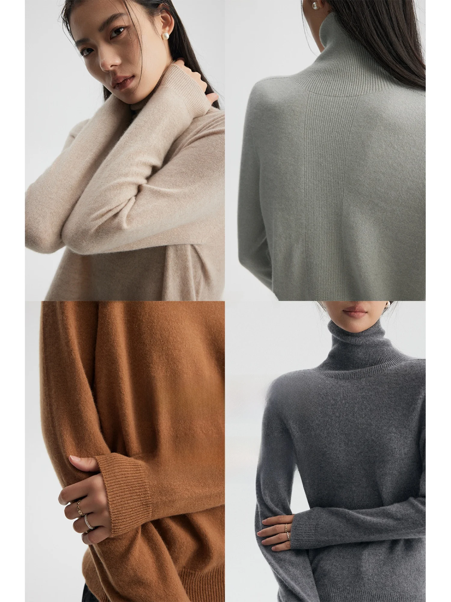 

Роскошный белый свитер Owyee Camere High Ne Sl, цельный, с мягкой подкладкой, из чистого камера-флиса, женский вязаный длинный топ