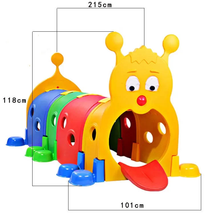 Túnel de plástico brinquedos para crianças, infantil Playground jogos, item jardim de infância, interior e exterior, alta qualidade, para venda