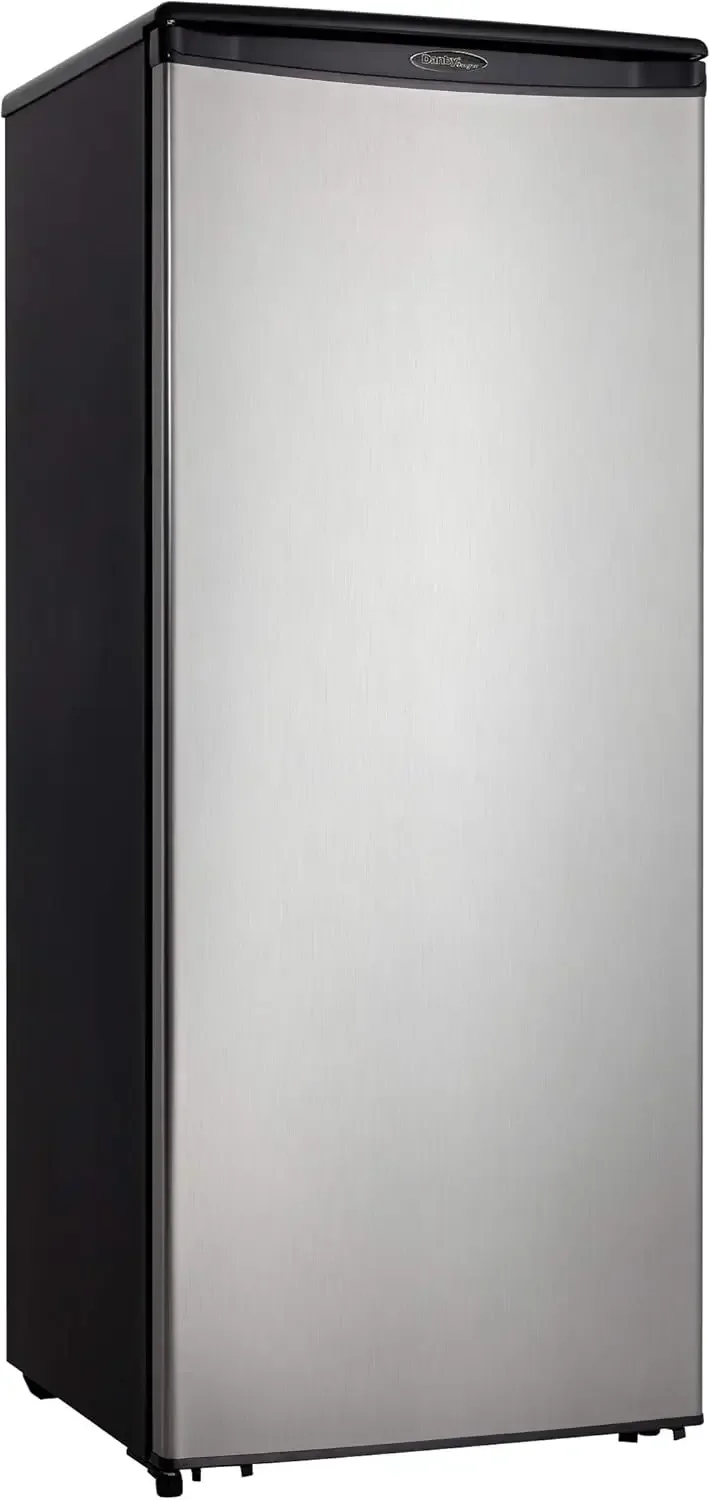 Danby Designer DAR110A1BSLDD 11 Cu.Ft. Apartment Refrigerator in Fingerprint Free Stainless Finish, Full Fridge for Condo