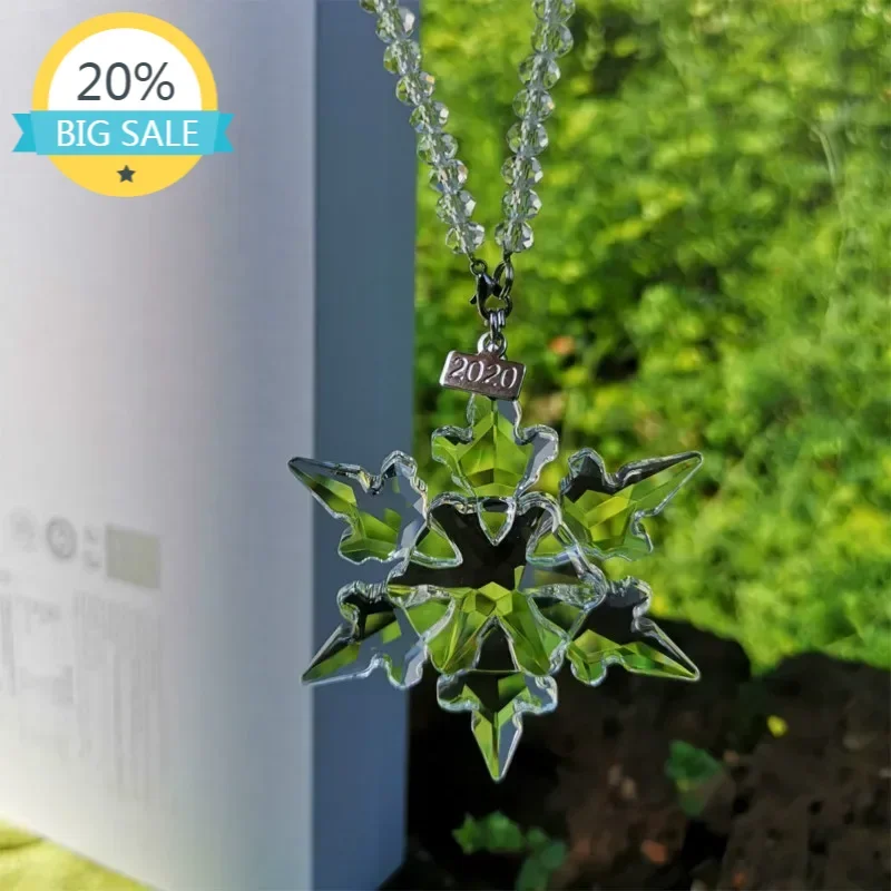 

2024 Crystal Snowflake Car Hanging Ornaments Pendant Accessories Superior Quality Rearview Mirror Ornaments