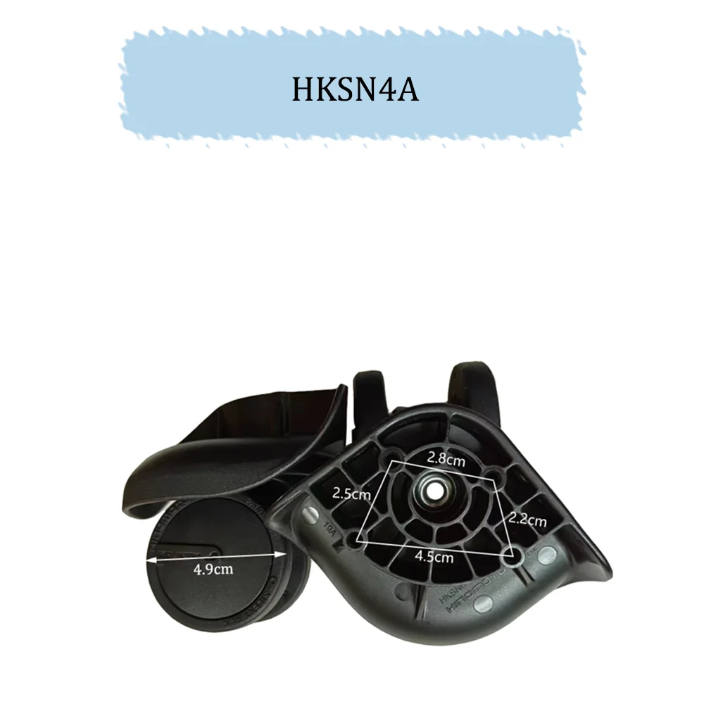 For HINOMOTO HKSN4 Universal Smooth Silent Luggage Wheels Wear Resistant Suitcase Caster Replacement Repair Parts Kit