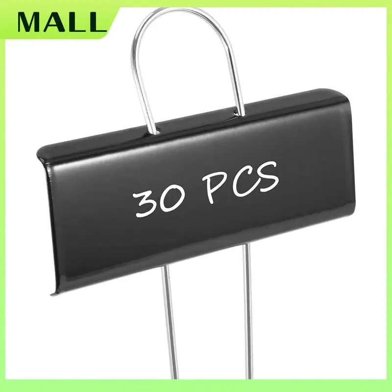 

MALL 30 Pcs Metal Plant Labels Weatherproof Garden Markers Reusable Nursery Tags For Vegetables Herb Flower Greenhouse Black
