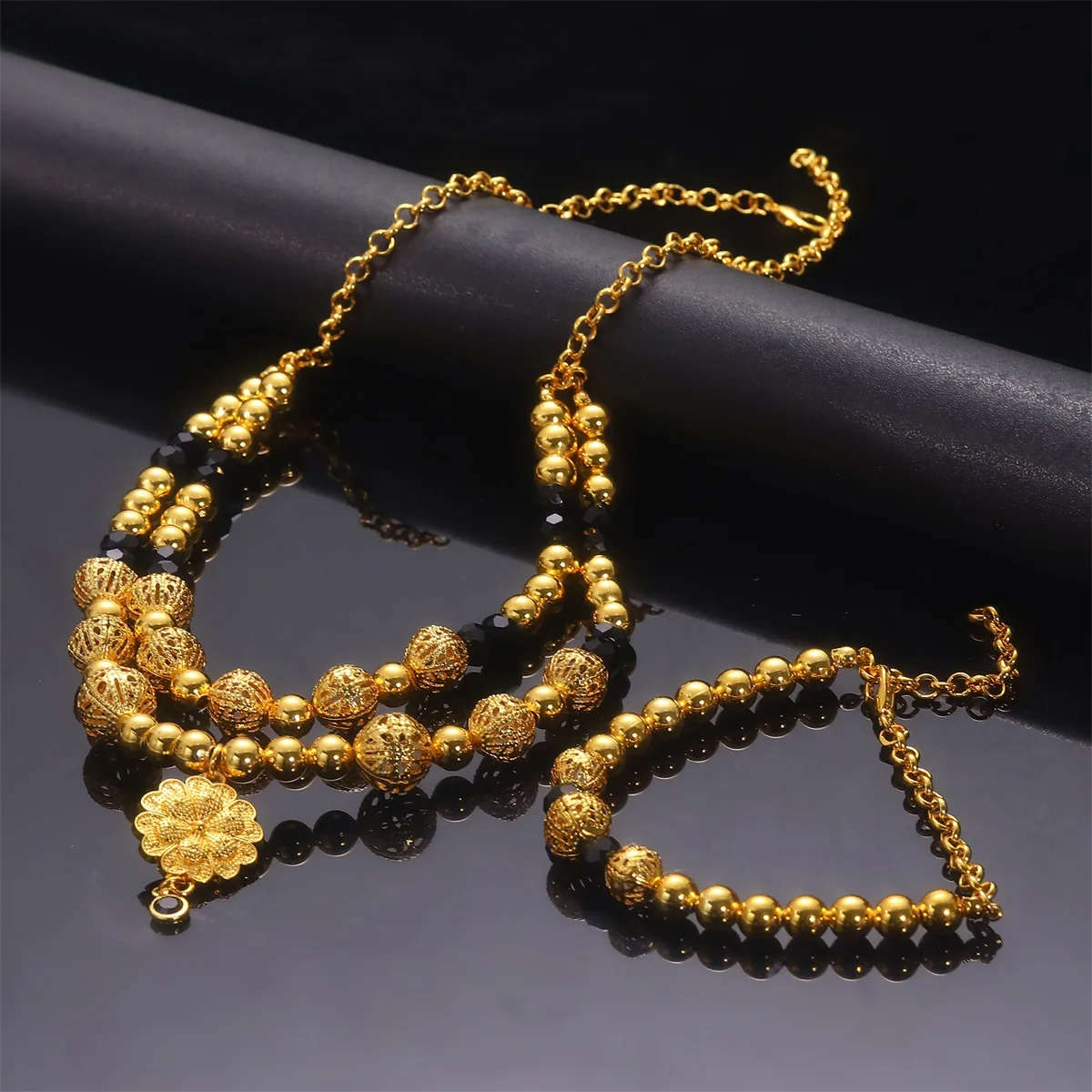 

Dubai Ball Beads African For Women Ethiopian Jewelry Gift Party Wedding Accessories