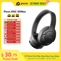Picun ANC-05MAX Noise Cancelling Headphones ANC Bluetooth 5.4 Low Latency Wireless Headset ENC HD Mic HIFI Foldable APP Control