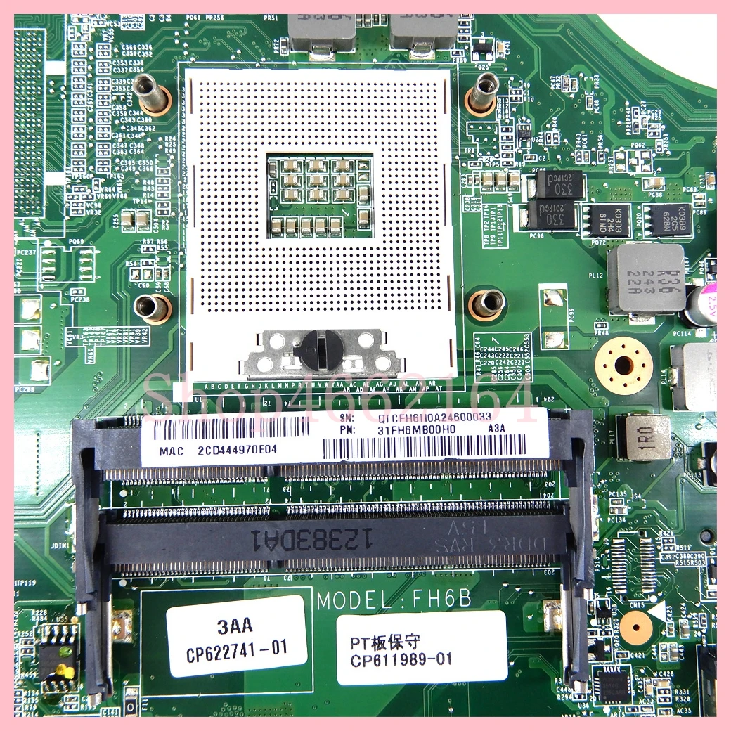 Imagem -03 - Laptop Motherboard Ah532 Cp61197501 Ahahh6bmb6a0 Testado e Testado